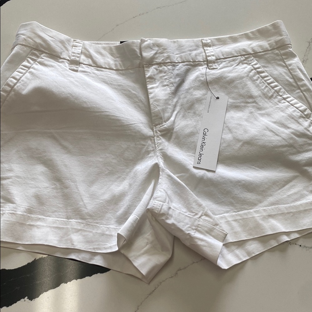 Calvin Klein Women's White Shorts